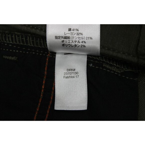 Eddie Bauer Women’s Size 16 Slightly Curvy Skinny Jeans Military Green - Picture 12 of 12